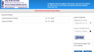 IBPS Result 2022, IBPS SO Result