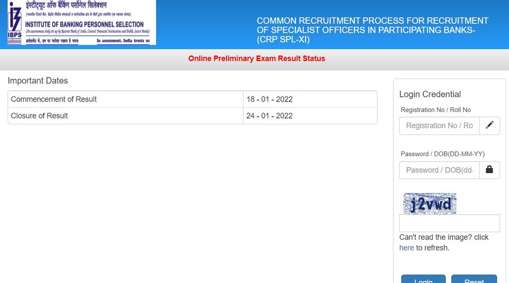 IBPS Result 2022, IBPS SO Result