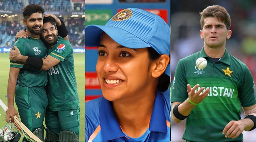 Smriti Mandhana, Shaheen Afridi, Babar Azam, ICC T20 Team, Pakistan Cricketers