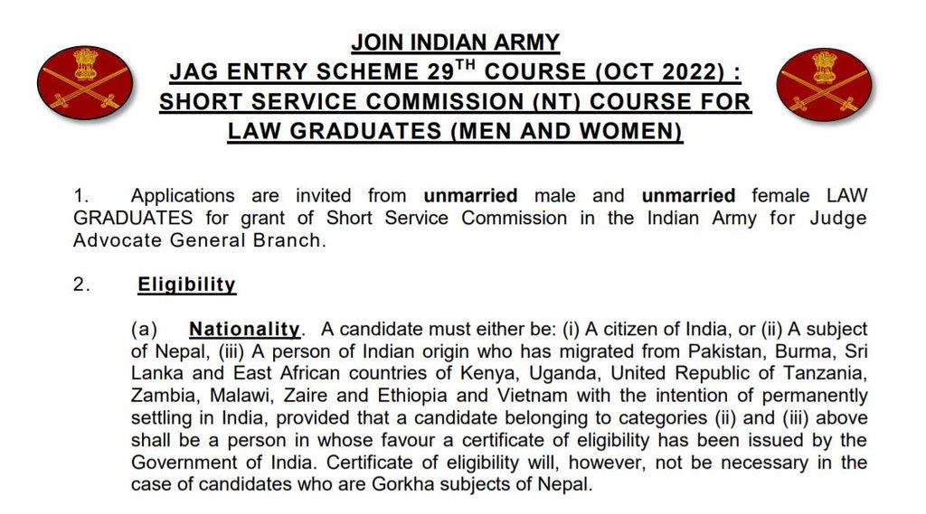 Indian Army Vacancy, Indian Army Jobs