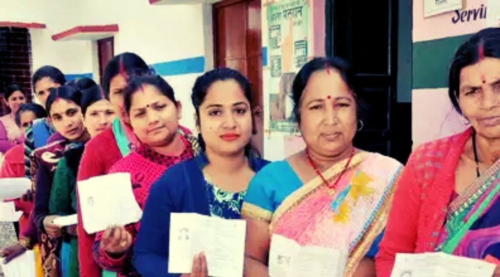 Voting line, Uttarakhand Election 2022 Voting line, Uttarakhand Election 2022