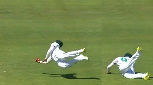 keegan petersen catch cheteshwar pujara sunil gavaskar Tabraiz Shamsi Watch Video