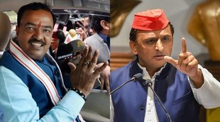 Akhilesh kesav Prasad Maurya, Kesav with akhilesh Yadav Photo