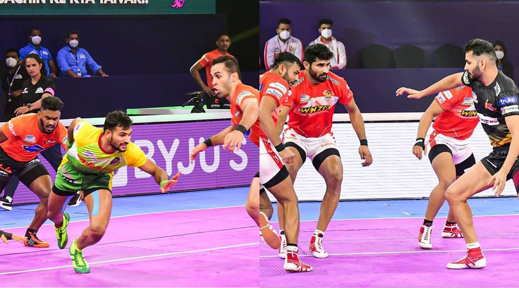 pkl-2021-22-patna-pirates-moves-to-top-in-points-table-by-defeating-u-mumba-telugu-titans-waiting-for-first-win-after-losing-to-gujarat-giants