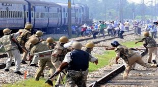 RRB-NTPC Exam, Violence