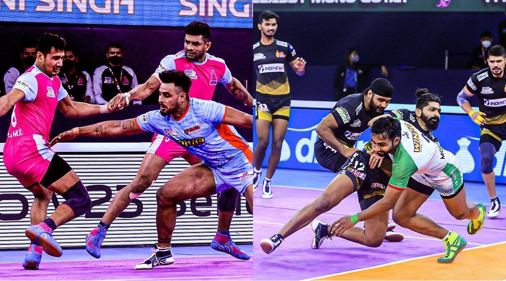 Pro Kabaddi League 2021 pkl bengal warriors jaipur pink Panthers telugu titans patna pirates