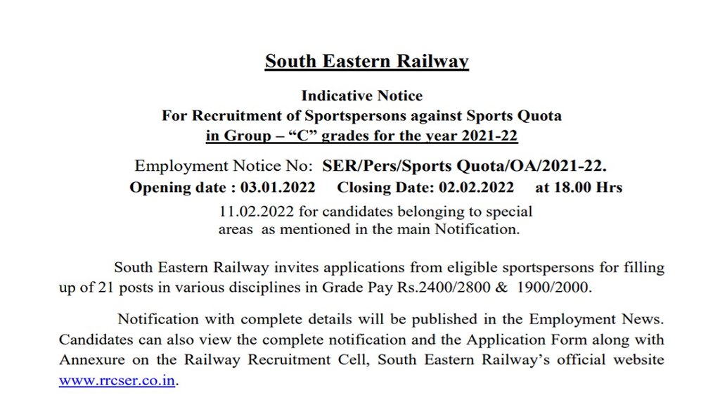 Railway Recruitment 2022