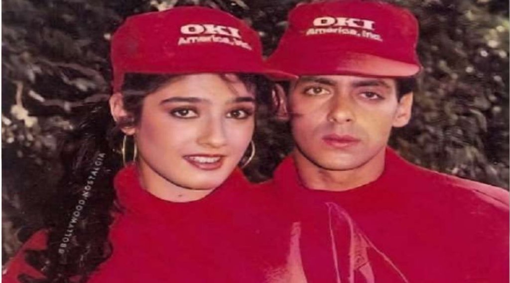 Raveena Tandon and Salman Khan Raveena Tandon and Salman Khan