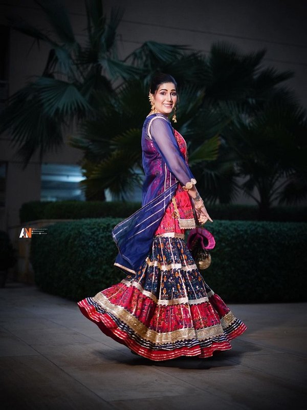 SAPNA CHOUDHARY IN SHARARA STYLE