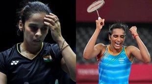 saina-nehwal-out-from-india-open-badminton-tournament-lost-to-111th-ranking-shuttler-malvika-bansod-pv-sindhu-reaches-to-quarter-final
