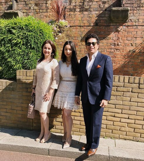 Sara Tendulkar Sachin Tendulkar Anjali Tendulkar2