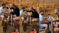 खाने की मेज पर शिखर धवन ने पकड़ ली भुवनेश्वर कुमार की गर्दन, युजवेंद्र चहल ने ऐसे किया रिएक्ट; देखें Video