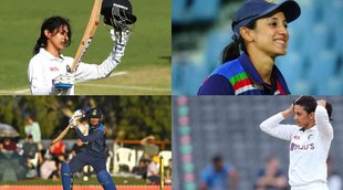 Smriti Mandhana, ICC Women Cricketer of The Year, Smriti Mandhana Pink Ball Century, Smriti Mandhana Photos, Smriti mandhana batting