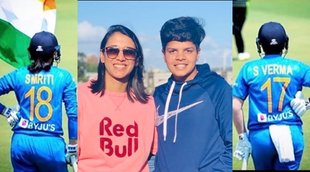 Smriti Mandhana Shafali Verma Watch Video Instagram Social Media Virender Sehwag
