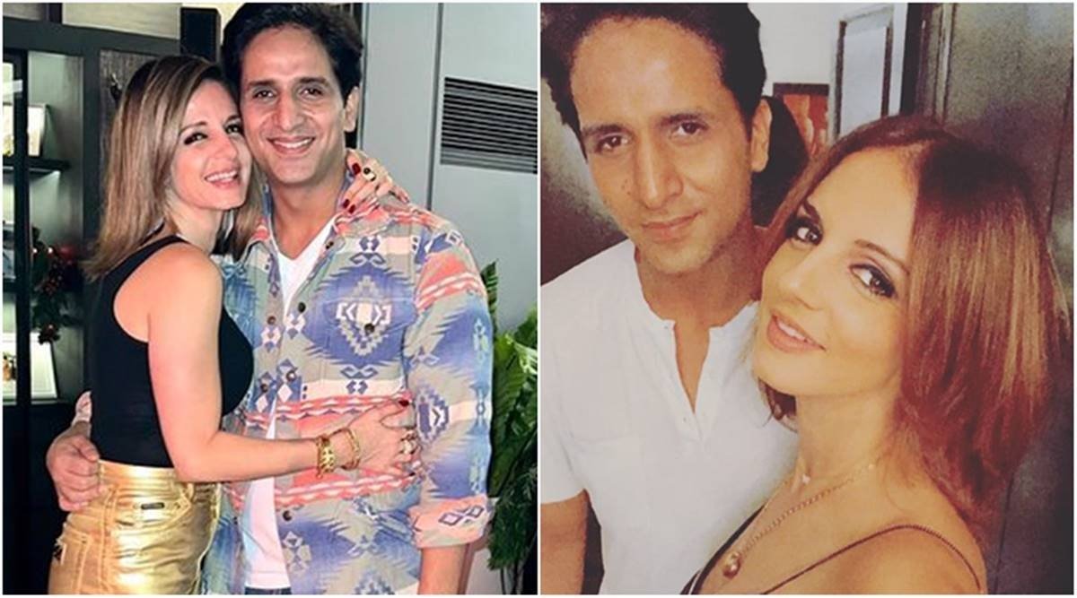 Sussanne Khan and Arslan Goni