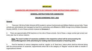 Teacher Recruitment 2022। Army School Recruitment 2022। APS Recruitment