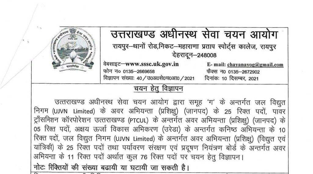 Sarkari Naukri, Govt Job, Latest Sarkari Naukri 2022