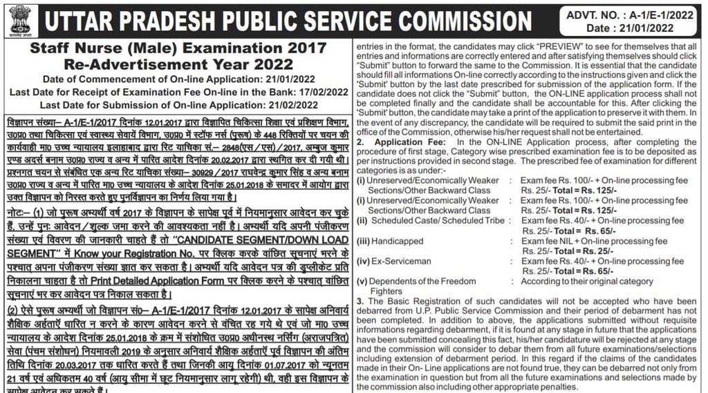UPPSC, UPPSC Notification, Govt Job 2022