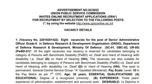UPSC, UPSC Latest Notification