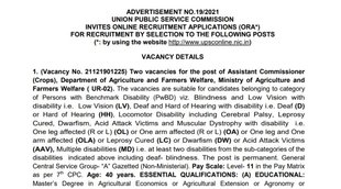 UPSC, UPSC Job, UPSC Vacancy, UPSC New Notification