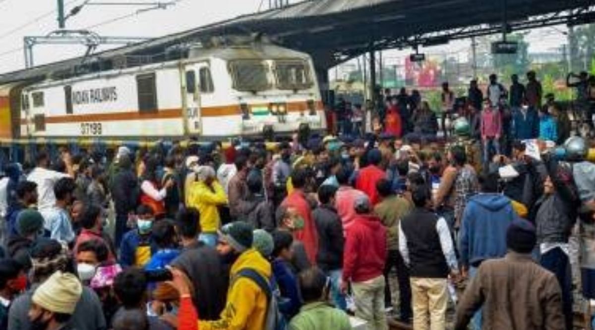 RRB NTPC Protest, Bihar, patna, congress