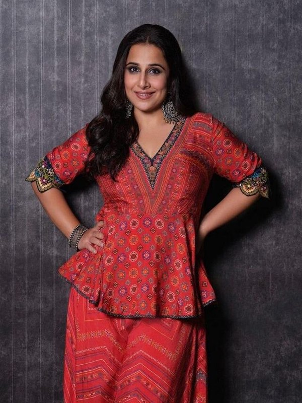 VIDYA BALAN IN PLAZO OUTFIT