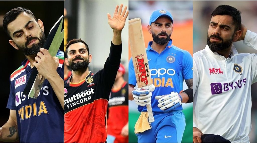 Virat Kohli RCB Captain Team India T20I Captain ODI Captain Test Team Captain1