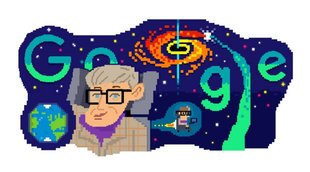 Google Doodle, Google Doodle Today, Google Doodle Stephen Hawking, Stephen Hawking Birth Anniversary