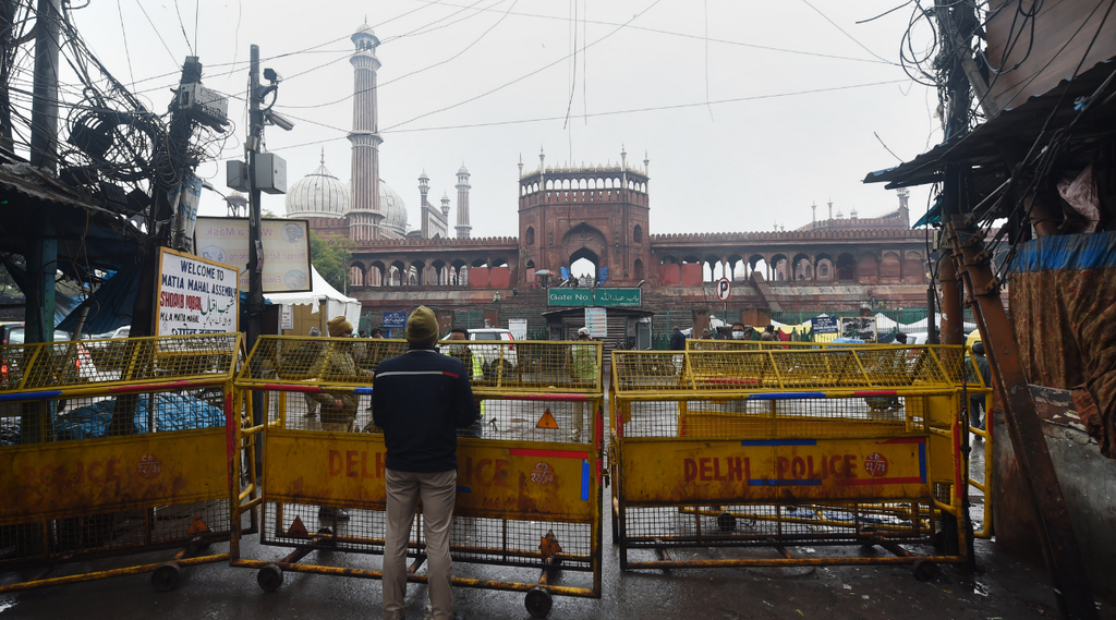 jama masjid, new delhi, coronavirus