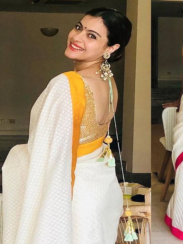 kajol saree look