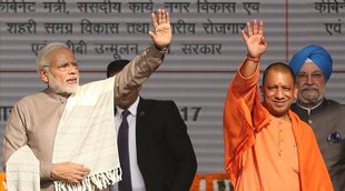 double engine sarkar in up, narendra modi and yogi aditynath
