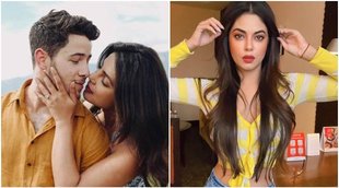 priyanka chopra, Nick Jonas and Meera Chopra,