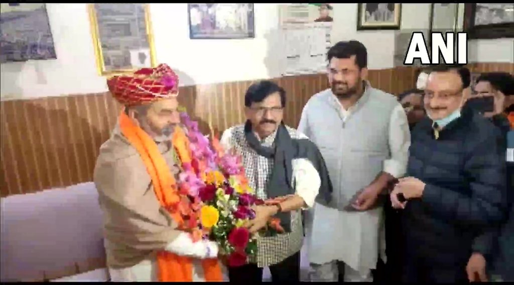 sanjay raut, rakesh tikait, uttar pradesh election 2022