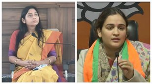sanghmitra maurya and aparna yadav