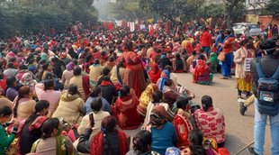 Anganwadi Workers, Kejriwal, Delhi CM House Demonstration,
