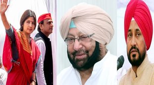 Akhilesh Yadav, Charanjeet singh Channi, Amrinder singh