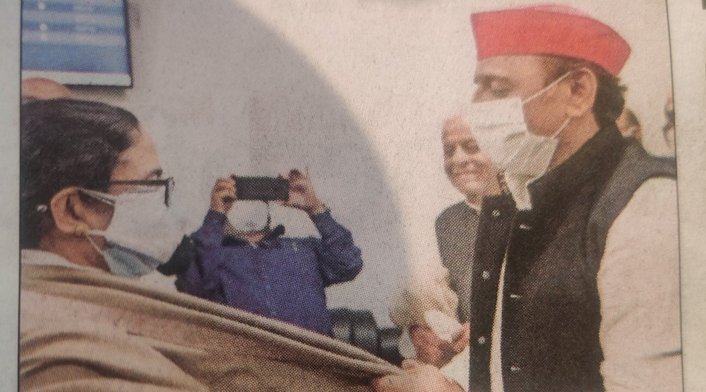 Akhilesh Yadav Mamta Photo| Aman Chopra Mamta| Bengal CM With Akhilesh| Mata Lucknow| Mamta UP election|