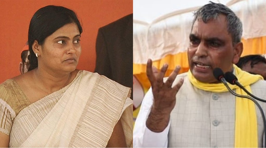 Anupriya Patel| Anupriya Patel Op Rajbhar Photo| OP Rajbhar Latest Photo| OP Rajbhar PTI|