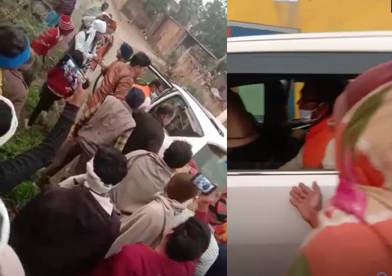 20 जनवरी को मुजफ्फरनगर की खतौली से बीजेपी एमएलए विक्रम सैनी मुनव्वर पुर गांव में प्रचार करने पहुंचे तो लोग उनके खिलाफ मुर्दाबाद के नारे लगाने लगे।