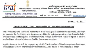 Food Safety, Food Analyst Post