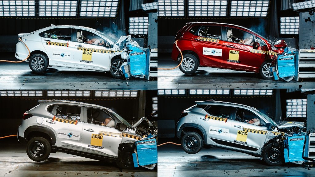 Renault Kiger, Nissan Magnite and Honda Jazz,