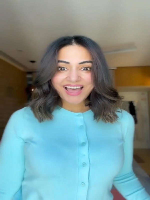 HINA KHAN - NEW HAIRCUT