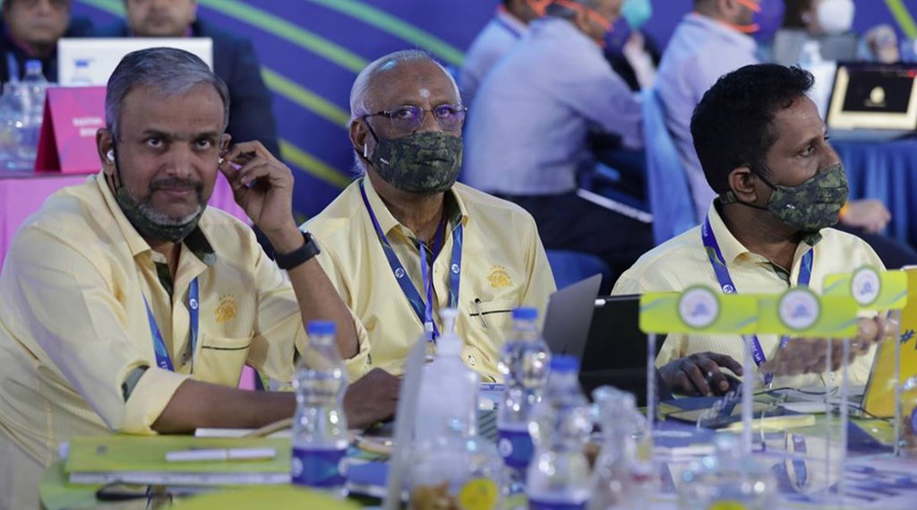 IPL Auction 2022 Suresh Raina Chennai Super Kings MS Dhoni Team CEO Kasi Viswanath1