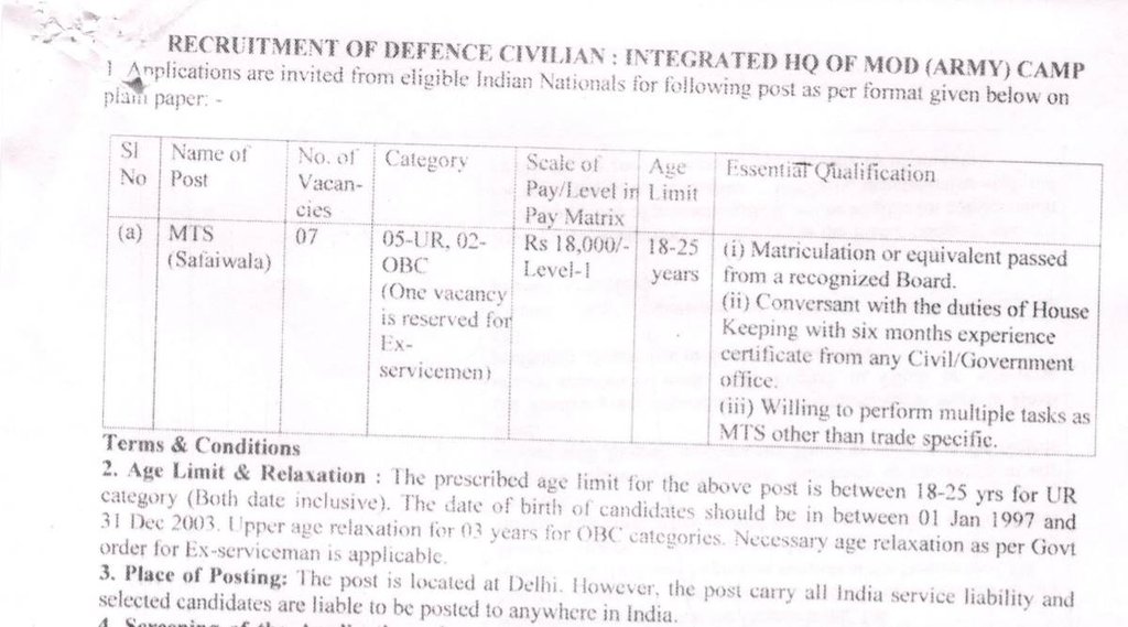 Indian Army, Indian Army Job, Govt Job 2022