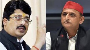 Raja Bhaiya Photo| Akhilesh Yadav VS Raja Bhaiya PTI| Akhilesh Yadav PTI Photo|