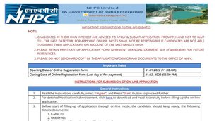 NHPC JE Recruitment 2022। NHPC। NHPC Jobs