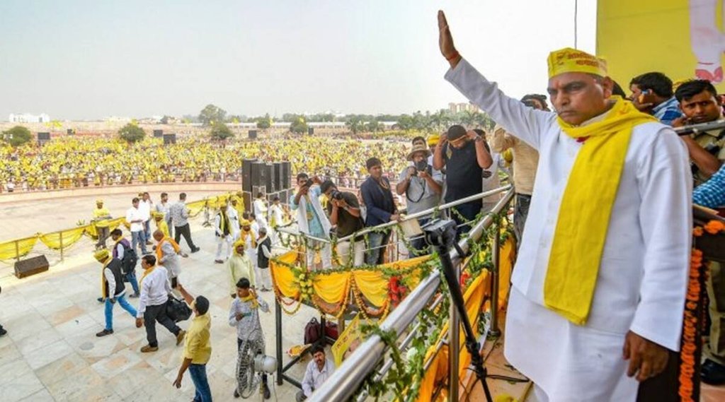 OP Rajbhar| OP Rajbhar Latest Photo| OP Rajbhar UP Election| OP Rajbhar Photo PTI|