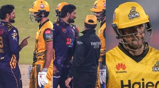 PSL 2022, Pakistan Super League 2022, Ben Cutting Sohail Tanvir Fight, Liam Livingstone Duck, Peshawar Zalmi vs Quetta Gladiators