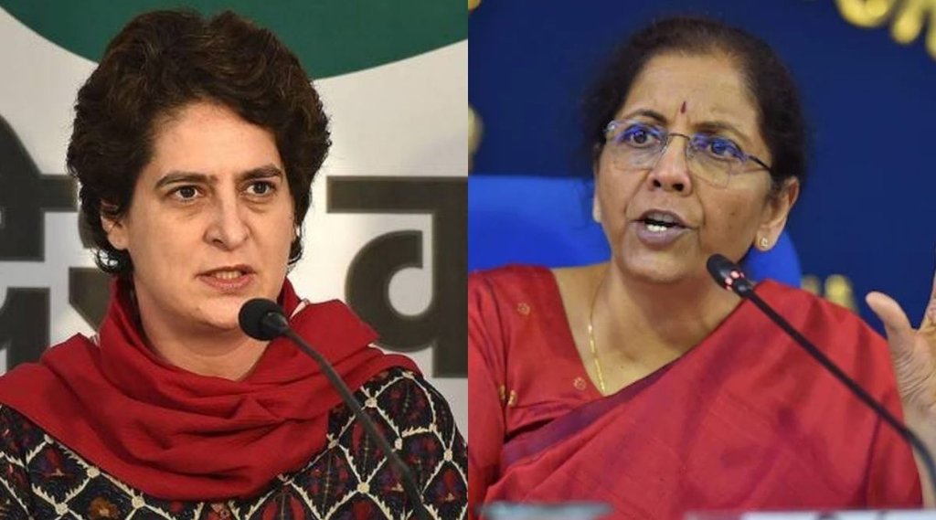 Priyanka Gandhi,Nirmala Sitaraman