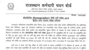 Govt Job, RSMSSB Result, Sarkari Naukri